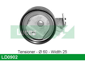 LUCAS ENGINE DRIVE LD0902 įtempiklio skriemulys, paskirstymo diržas