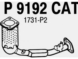 FENNO P9192CAT katalizatoriaus keitiklis 
 Išmetimo sistema -> Katalizatoriaus keitiklis
BM91148H, 1731-P2, 1731-P2