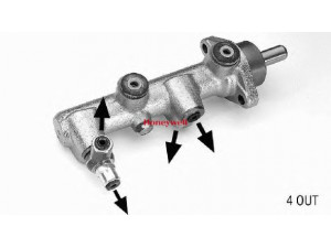 BENDIX 132873B pagrindinis cilindras, stabdžiai 
 Stabdžių sistema -> Pagrindinis stabdžių cilindras
0060749853, 0060750098, 0060750452