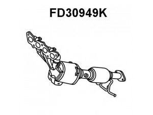 VENEPORTE FD30949K kolektoriaus katalizatorius 
 Išmetimo sistema -> Kolektorius
36000292, 1253304, 1257252, 1312667