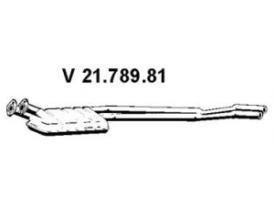EBERSPÄCHER 21.789.81 priekinis duslintuvas 
 Išmetimo sistema -> Duslintuvas
18 12 1 709 372