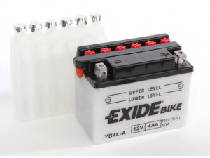 EXIDE YB4L-A starterio akumuliatorius; starterio akumuliatorius