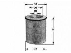 CLEAN FILTERS MA1420 oro filtras 
 Techninės priežiūros dalys -> Techninės priežiūros intervalai
21834210, 3162322, 8149961