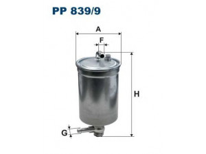 FILTRON PP839/9 kuro filtras 
 Filtrai -> Kuro filtras
8E0127401B, 8E0127401C, 8E0127401B