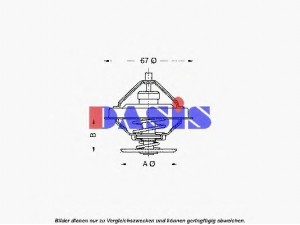 AKS DASIS 751895N termostatas, aušinimo skystis 
 Aušinimo sistema -> Termostatas/tarpiklis -> Thermostat
98492868, 98492873