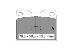 VEMA 832803 stabdžių trinkelių rinkinys, diskinis stabdys
424885, 425003, 425009, 425068