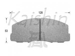 KAISHIN D6017 stabdžių trinkelių rinkinys, diskinis stabdys 
 Techninės priežiūros dalys -> Papildomas remontas
MB277192, MB277193, MB316168, MB316757