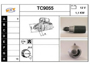 SNRA TC9055 starteris