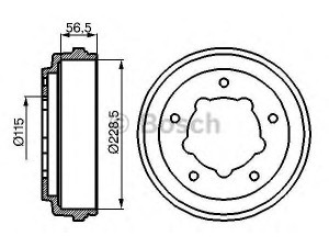 BOSCH 0 986 477 028 stabdžių būgnas 
 Stabdžių sistema -> Būgninis stabdys -> Stabdžių būgnas
1522611, 6008178, 6008179