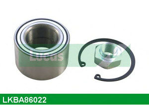 LUCAS ENGINE DRIVE LKBA86022 rato guolio komplektas 
 Ašies montavimas/vairavimo mechanizmas/ratai -> Rato stebulė/montavimas -> Rato guolis