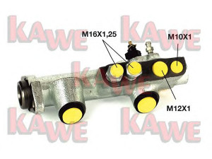 KAWE B1120 pagrindinis cilindras, stabdžiai 
 Stabdžių sistema -> Pagrindinis stabdžių cilindras
7700617297, 7700618662, 7701349537