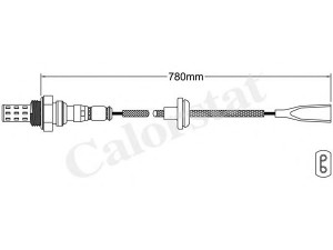 CALORSTAT by Vernet LS110024 lambda jutiklis
25172592, 025906265A, 039906265