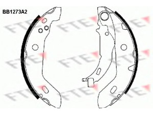 FTE BB1273A2 stabdžių trinkelių komplektas 
 Techninės priežiūros dalys -> Papildomas remontas
168 420 02 20, 168 420 03 20
