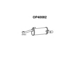 VENEPORTE OP40082 galinis duslintuvas 
 Išmetimo sistema -> Duslintuvas
13235440, 13235441, 5852683, 5852684
