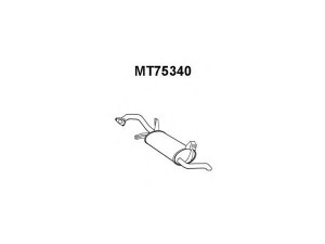 VENEPORTE MT75340 galinis duslintuvas 
 Išmetimo sistema -> Duslintuvas
MR464280