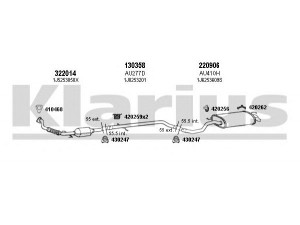 KLARIUS 931244E išmetimo sistema