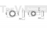 TREVI AUTOMOTIVE WB1815 rato guolio komplektas 
 Ašies montavimas/vairavimo mechanizmas/ratai -> Rato stebulė/montavimas -> Rato guolis
5007028