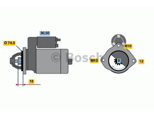 BOSCH 0 986 018 721 starteris 
 Elektros įranga -> Starterio sistema -> Starteris
B593-18-400, M 003 T 43581, M 3 T 43581