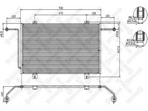 STELLOX 10-45493-SX kondensatorius, oro kondicionierius 
 Oro kondicionavimas -> Kondensatorius
4500909, 4500909, 7701044407, 9161209