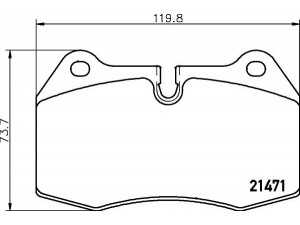 HELLA PAGID 8DB 355 018-211 stabdžių trinkelių rinkinys, diskinis stabdys 
 Techninės priežiūros dalys -> Papildomas remontas
34111161975, 34111162210, 34111162900