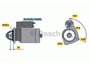BOSCH 0 001 316 010 starteris