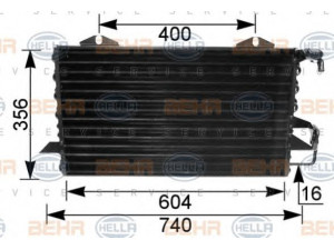 HELLA 8FC 351 035-541 kondensatorius, oro kondicionierius 
 Oro kondicionavimas -> Kondensatorius
8A0 260 403 AB