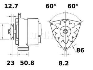 MAHLE ORIGINAL MG 228 kintamosios srovės generatorius
12 31 1 352 708, 2147483647, C000900010050
