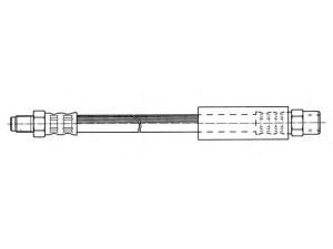 KAWE 511396 stabdžių žarnelė 
 Stabdžių sistema -> Stabdžių žarnelės
4D0611775C, 8A0611775A, 34301163080