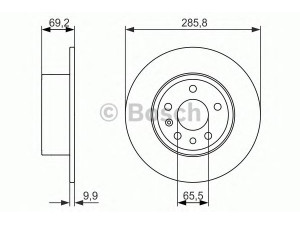 BOSCH 0 986 479 866 stabdžių diskas 
 Stabdžių sistema -> Diskinis stabdys -> Stabdžių diskas
5 69 210, 90512910, 93182293, 48 39 015