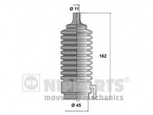 NIPPARTS N2845009 gofruotoji membrana, vairavimas 
 Vairavimas -> Gofruotoji membrana/sandarinimai
MB243332, MB243386