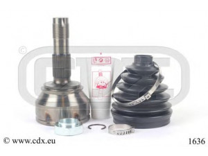 CDX 1636 jungčių komplektas, kardaninis velenas 
 Ratų pavara -> Sujungimai/komplektas
1608509280, 1608509380, 1608509480