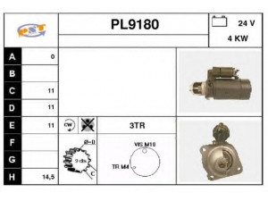 SNRA PL9180 starteris