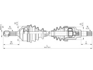 OPEN PARTS DRS6260.00 kardaninis velenas 
 Ratų pavara -> Kardaninis velenas
3272EQ, 3272ER, 3272HR, 3272HS