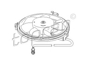 TOPRAN 112 105 ventiliatorius, radiatoriaus 
 Aušinimo sistema -> Oro aušinimas
8D0 959 455B, 8D0 959 455B