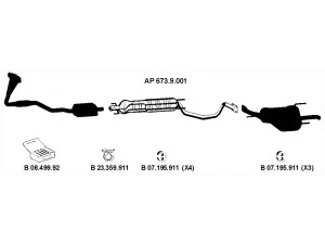 EBERSPÄCHER AP_2310 išmetimo sistema 
 Išmetimo sistema -> Išmetimo sistema, visa