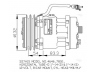 NRF 32757G kompresorius, oro kondicionierius
6005016248, 01103234, 3550921M91