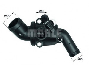 MAHLE ORIGINAL TI 14 87 termostatas, aušinimo skystis 
 Aušinimo sistema -> Termostatas/tarpiklis -> Thermostat
266 203 05 75
