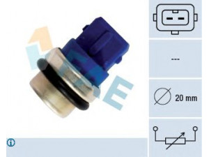 FAE 33630 siuntimo blokas, aušinimo skysčio temperatūra; siuntimo blokas, aušinimo skysčio temperatūra 
 Variklis -> Variklio elektra
1669965, 95 VW 12A648 BA, 025 906 041A