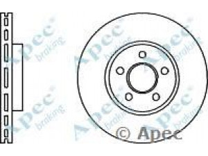 APEC braking DSK2832 stabdžių diskas 
 Dviratė transporto priemonės -> Stabdžių sistema -> Stabdžių diskai / priedai
1514427, 7G911125EA