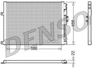 DENSO DCN06009 kondensatorius, oro kondicionierius 
 Oro kondicionavimas -> Kondensatorius
55116928AA