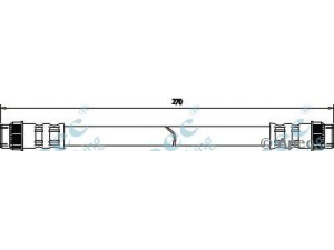 APEC braking HOS3079 stabdžių žarnelė 
 Stabdžių sistema -> Stabdžių žarnelės
7700541132, 7704001950, 7704003549