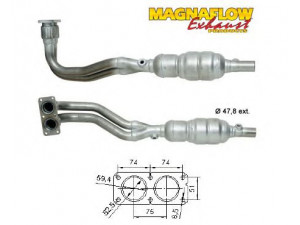 MAGNAFLOW 79201 katalizatoriaus keitiklis 
 Išmetimo sistema -> Katalizatoriaus keitiklis
8602977