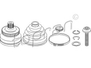 TOPRAN 109 397 jungčių komplektas, kardaninis velenas 
 Ratų pavara -> Sujungimai/komplektas
3B0 498 099B, 3B0 498 099B, 3B0 498 099B