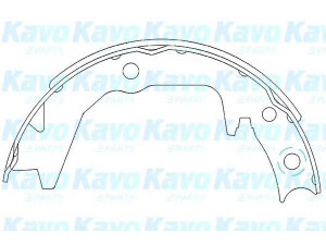 KAVO PARTS KBS-6404 stabdžių trinkelių komplektas 
 Techninės priežiūros dalys -> Papildomas remontas
MN102635, MN186303, MR129854, MR129855