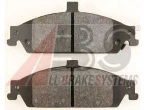 A.B.S. 38752 stabdžių trinkelių rinkinys, diskinis stabdys 
 Techninės priežiūros dalys -> Papildomas remontas
18024383, 18044437