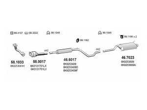 ASSO ART2289 išmetimo sistema 
 Išmetimo sistema -> Išmetimo sistema, visa