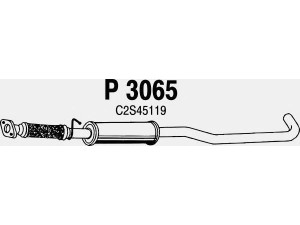 FENNO P3065 vidurinis duslintuvas 
 Išmetimo sistema -> Duslintuvas
C2S45119