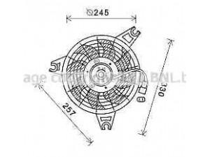 AVA QUALITY COOLING HY7570 ventiliatorius, radiatoriaus 
 Aušinimo sistema -> Radiatoriaus ventiliatorius
977304A000