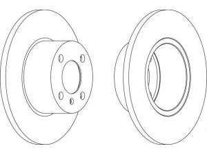 FERODO DDF075 stabdžių diskas 
 Stabdžių sistema -> Diskinis stabdys -> Stabdžių diskas
34111116675, 34111119248, 34111119249