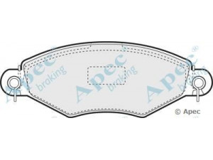 APEC braking PAD1041 stabdžių trinkelių rinkinys, diskinis stabdys 
 Techninės priežiūros dalys -> Papildomas remontas
425191